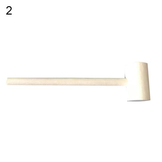 5Pcs Mini Wooden Unpainted Hammer Mallet Pounding Gavel Kids Educational Toy