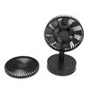 Desk Fan USB Charging 3 Speeds Strong Airflow 90 Degree Head Shaking 4 Timeing Modes Desktop Small F