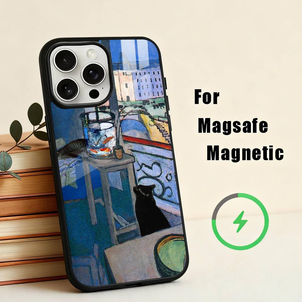 H-Henri M-Matisse Art PaI  Phone Case For iPhone17,16,15,14,13,12,11 Plus,For Magnetic Wireless Charge Cover