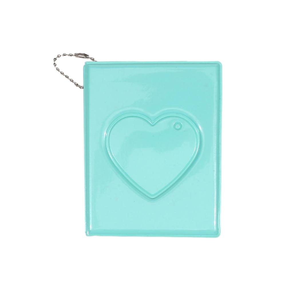 1piece 3 Inch Photocard Holder Heart Love Hollow Photo Album Card Binder Mini Idol Pictures Storage Case