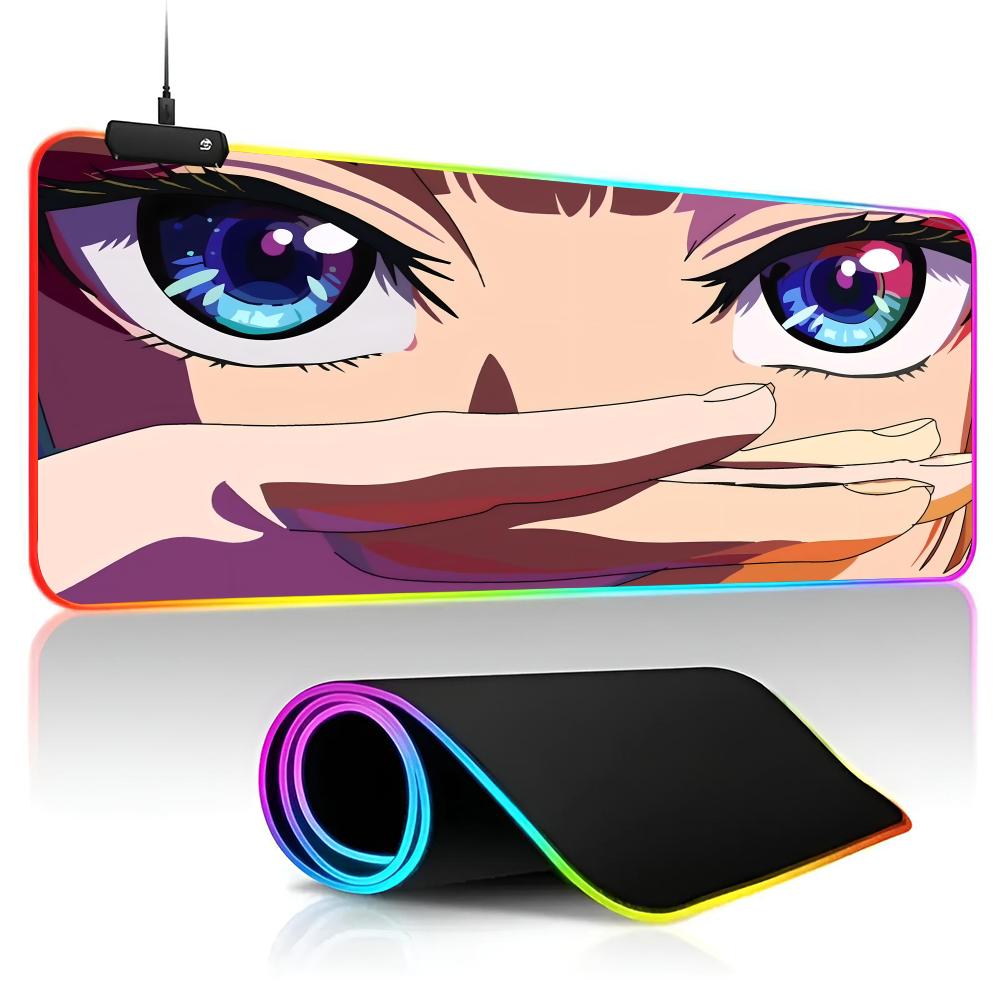 The Apothecary Diaries Mouse Pad game RPG 40x90cm Mouse Mat Gaming Mousepads LED Keyboard Mats Luminous Desk Pads Mouse Pad For