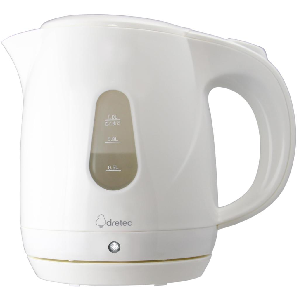 Dretec Electric Kettle 900W Small Lightweight High Power Easy To Operate Automatic Power Off Prevention of Empty Boiling Prom Pot Water Boiler Simple