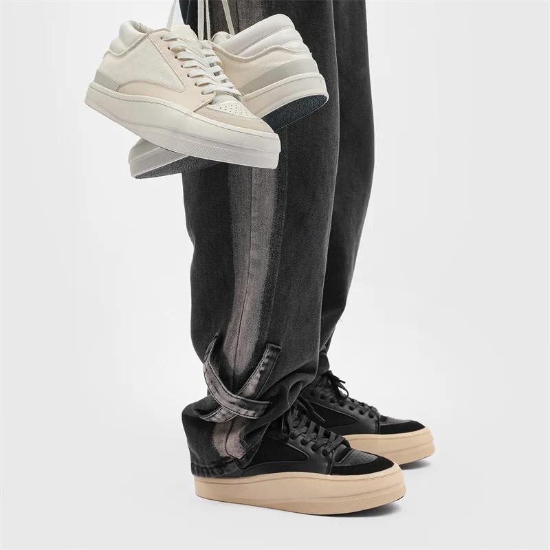 Shoes for Men Trendy Men's Casual Shoes Platform Wear-resistant Men Vulcanized Shoes Soft Breathable Male Sneakers Tenis Hombres