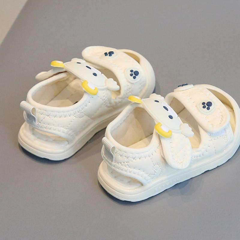 Summer Children Sandals Cartoon Bear Breathable Cute Toddler Boys Girls Soft Sole Anti Slip Shoes
