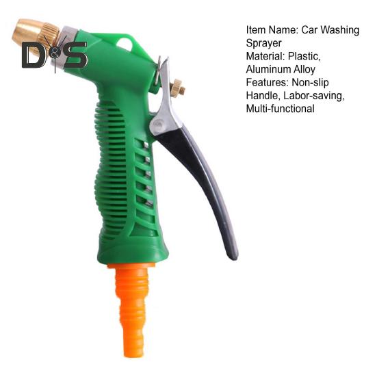 Pulverizator de spălat mașini, de înaltă rezistență, curățenie eficientă, duză pentru furtun de grădină, pulverizator de apă, aprovizionare pentru uz casnic
