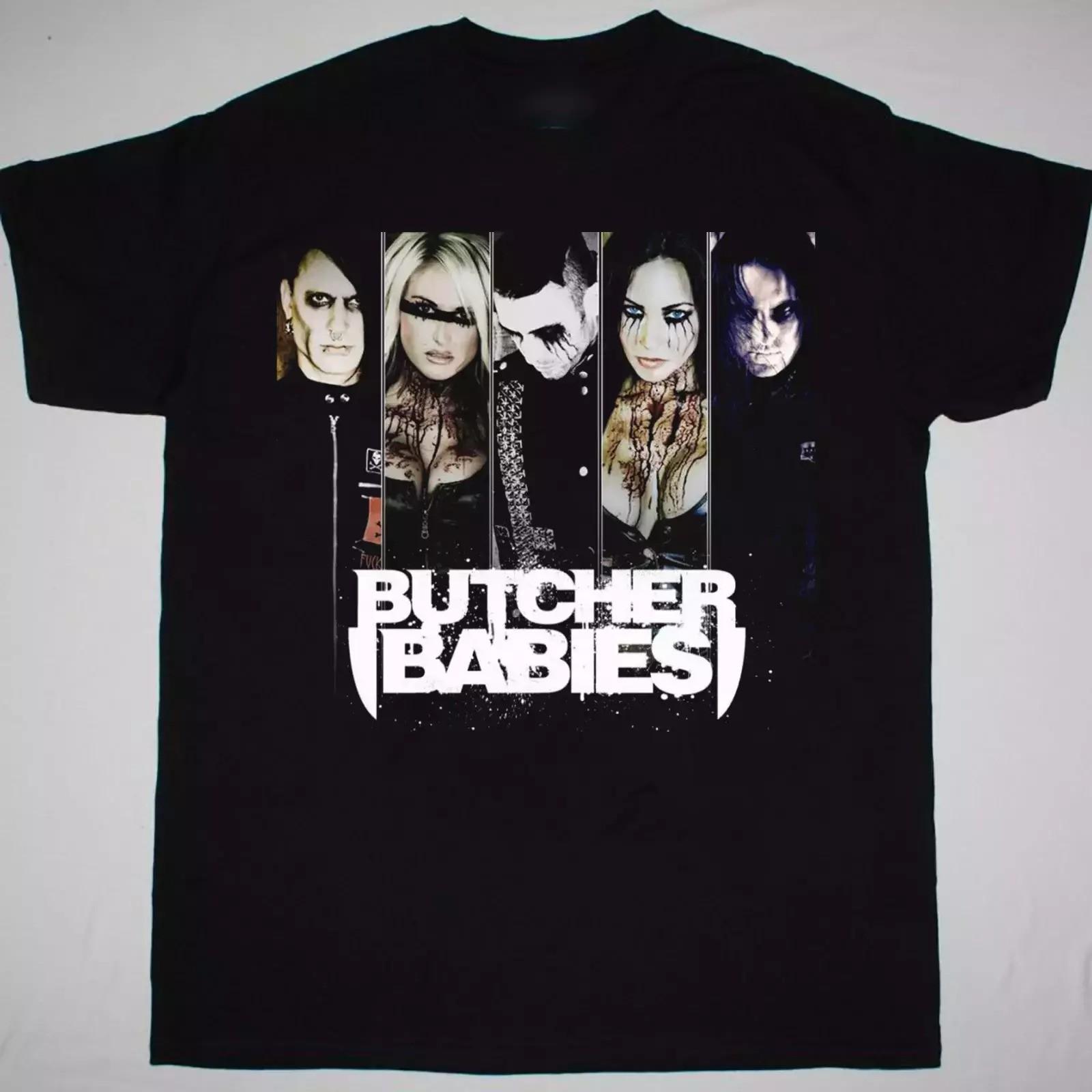 Butcher Babies Gift For Friends Black T-Shirt Cotton All Size RD552 S разноцветный
