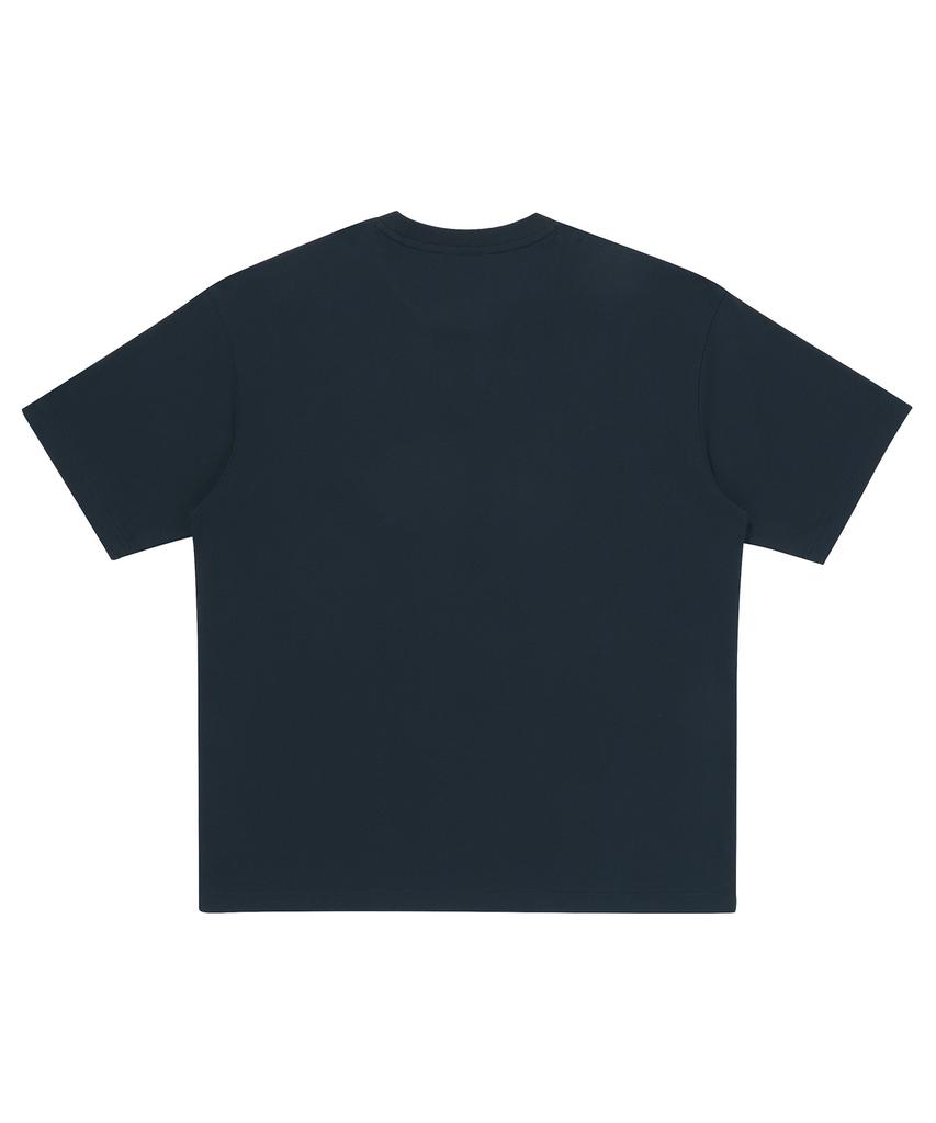 Syupeodeulai Dot Logo Graphic T-Shirt Dark Navy Sduiscq70Dny
