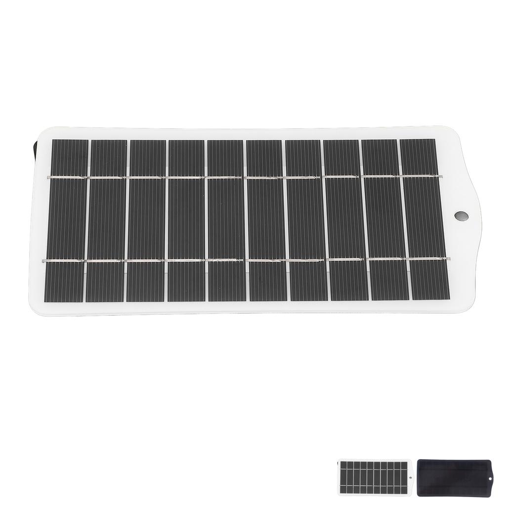 Solar Power Charger 2.5W 5V Monocrystalline Silicon USB Solar Panel Charger for 3.7V to 5V Electroni
