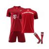 21/22 Nový Bayern Domácí Červený Dětský Pánský Fotbalový Dres Tréninkový Dres Oblek XS