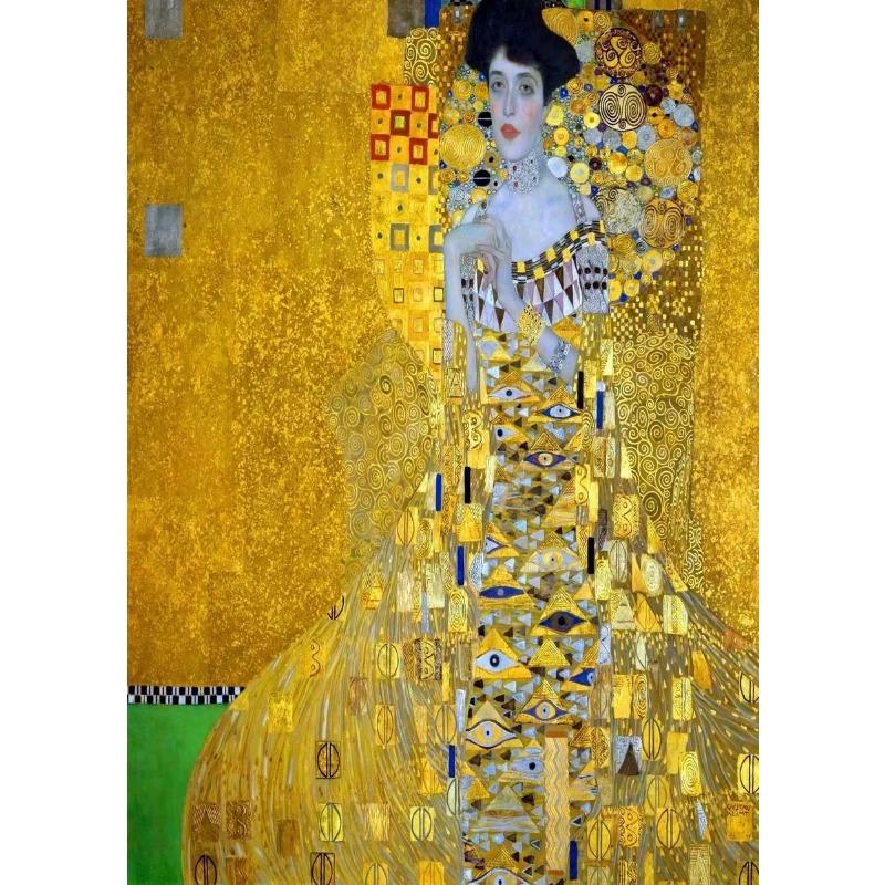 

Artist Gustav Klimt Classic Collection The Kiss Abstract Oil Painting Canvas Print Poster Wall Art Picture for Living Room De 21X30CMNo Framed