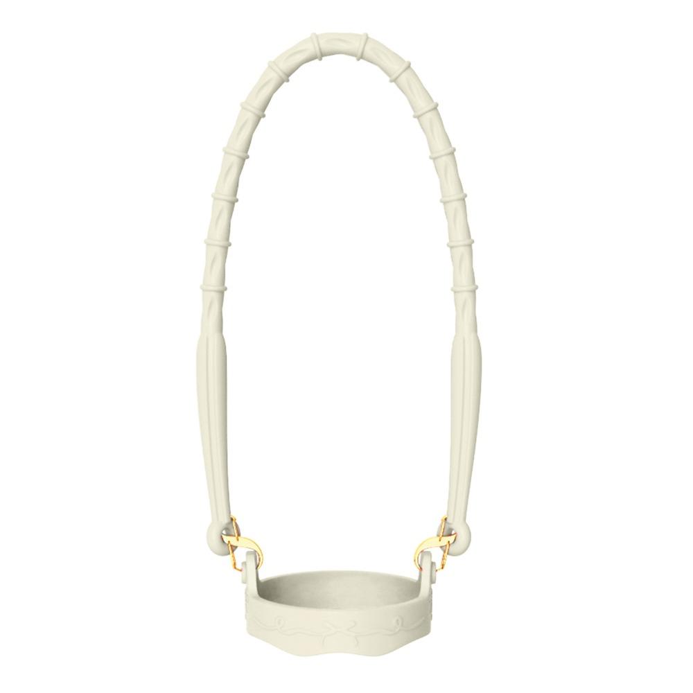 Silicone Water Bottle Handle with Adjustable Strap Reusable Drink Carrier Strap Solid Color Water Bottle Sling