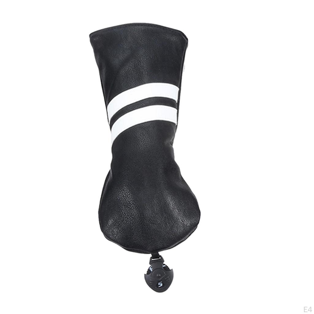 1 Set of Golf Club Head Cover Wood Covers Waterproof Protection Embroidered Patterned Accs