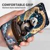 Cartoon Anime Panda Cute Phone Case For Xiaomi Redmi Note 15 14 13 12 12S 11E 11 11S Pro Plus 4G 5G Black Soft TPU