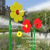 Colorful Dancing Flower Sprinkler Fast Irrigation Rotating Sprinkler Crazy Daisy Sprinkler  Lawn