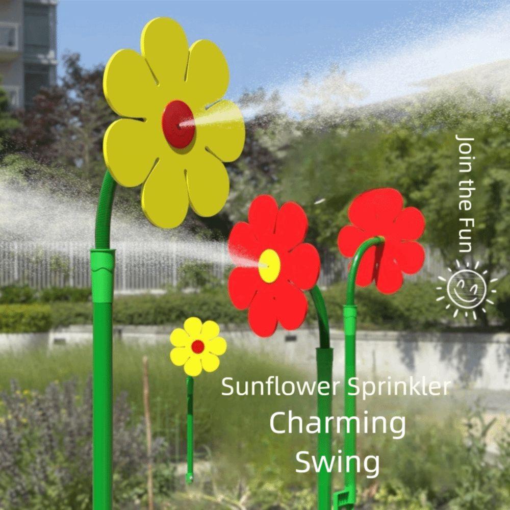 Colorful Dancing Flower Sprinkler Fast Irrigation Rotating Sprinkler Crazy Daisy Sprinkler  Lawn