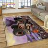 Tapete de Desenho Animado Monster Truck Monster Jam para Quarto Sala de Estar Decoração de Casa Sofá, Jogo Infantil Grande Tapete de Chão Decorativo