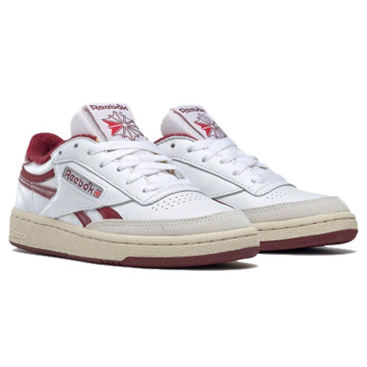 Reebok Club C Revenge Low-Top Sneakers Women Sneakers White Red FW7804