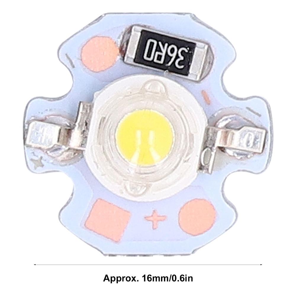 40pcs 1W LED Chip Bulb Aluminum Plate Light Source Chip Durable LED Lamp Beads  Automotive Lighting