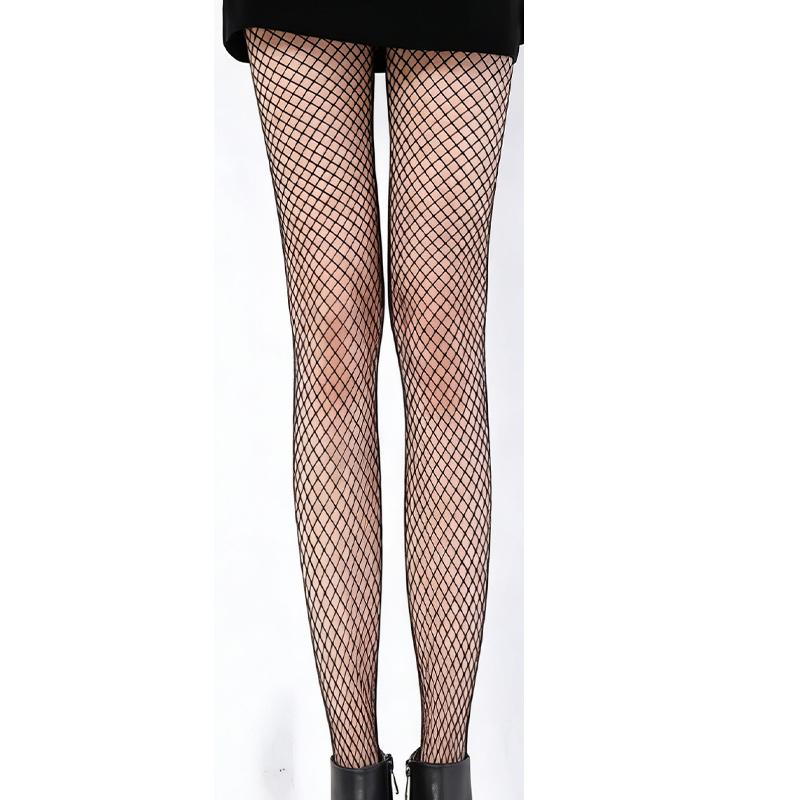 Sexy Fishnet Stockings Women'S Tights Fishnet Mesh Long Nylon Tights Body Stockings Fish Net Pantyhose High Waist Hosiery