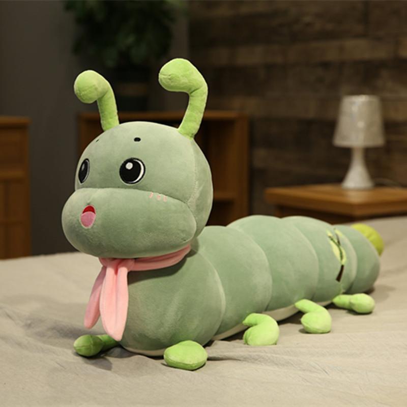 100/130cm Colorful Caterpillar Plush Toy For Children Soft Hold Pillow Doll Boys Girls High Quality Peluche Cushion New Gifts