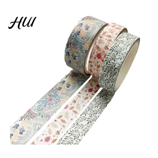 Versatile Craft Tape 3 Rolls Washi Set, Decorative Stickers, Aesthetic Tapes for Breathable Paper Scrapbooking Supplies, Journaling Junk Journal,