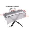 Black Dust Cover for 88-Key Electric Piano, 61-Key Electronic Keyboard, and Children's Keyboard