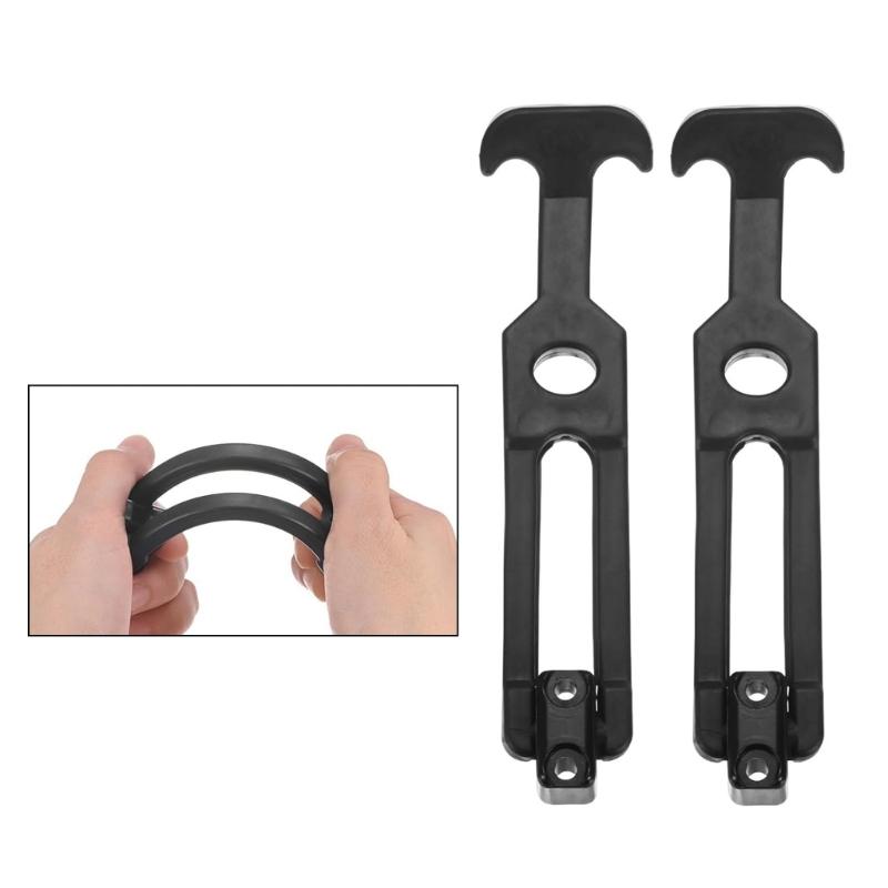 2Pcs T Handle Hasp Rubber Flexible Draw Latches with Screws Shock Absorbing Latches Replacement Toolbox Latches