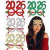 Christmas Tree Decoration 2026 Christmas Number Funny Glasses Xmas Decoration For Home 2026 New Year Decor
