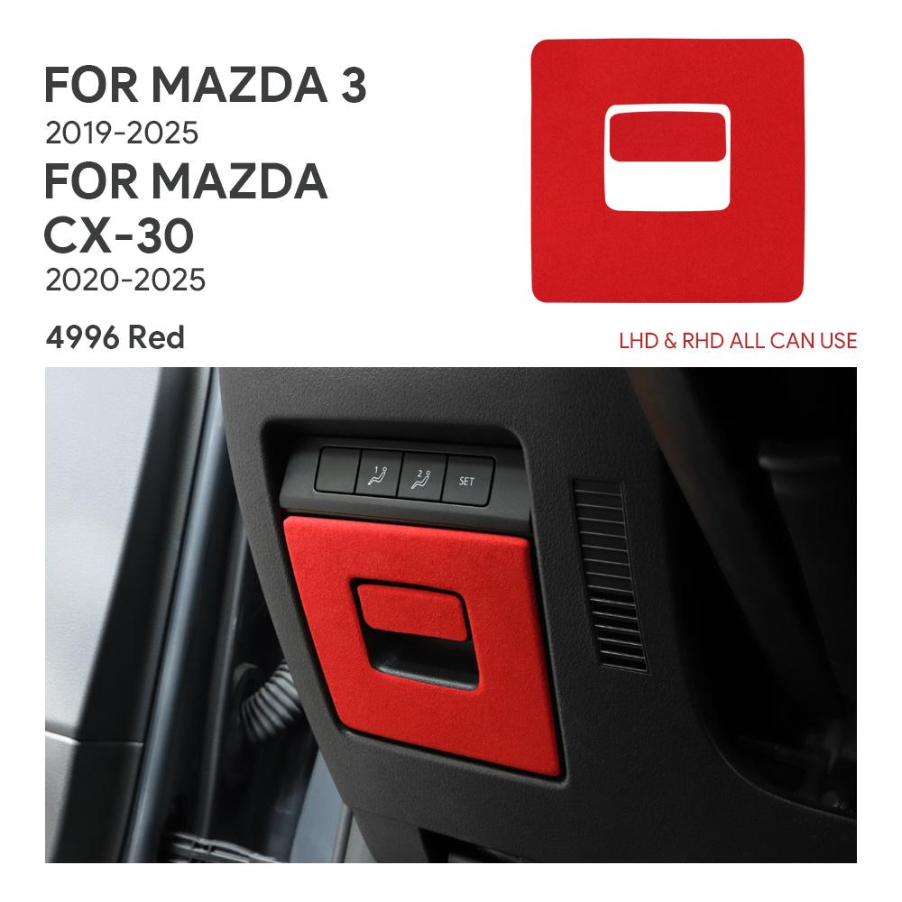Top Suede Trim LHD RHD Sticker For Mazda 3 BP Axela CX30 CX-30 2019 2020 2025 2025 2025 2025 2025 Car Driver's Storage Box Panel