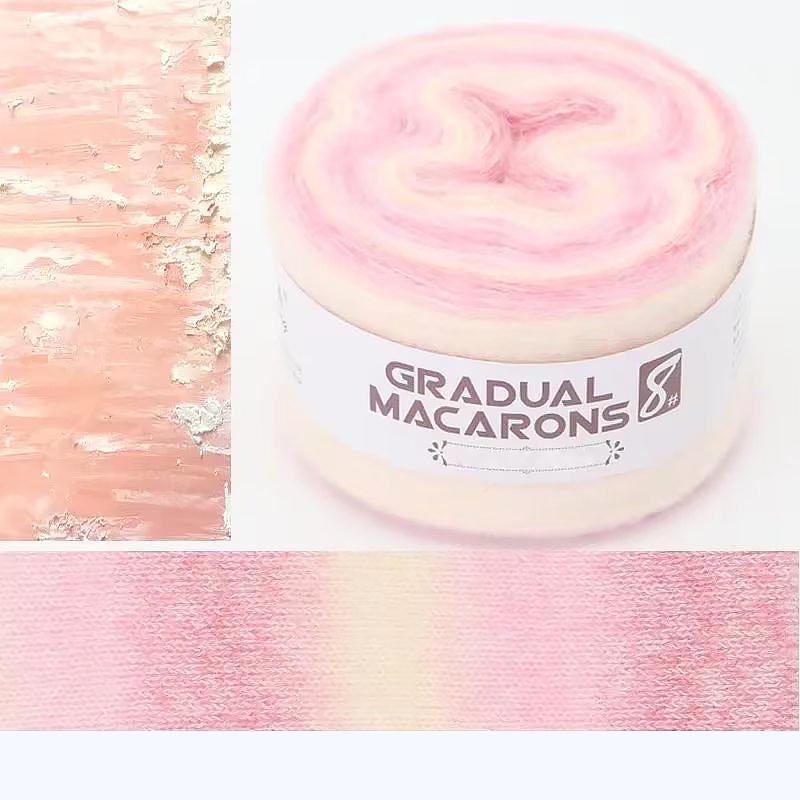 

1 рулон мохера и шерсти переливающегося цвета крючком ручная вязка яркие шарфы