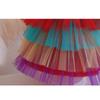 Kleider für kleine Mädchen Bunte Mädchen Puffige Melaleuca Kontrastfarbe Funkelndes Kinder Geburtstagskleid Elegant Weiches Partykleid Ballkleid für Mädchen