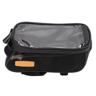 Bike Phone Front Frame Bag Riding Phone Pouch Support Touch Screen for Road Mountain Bike Below 7in