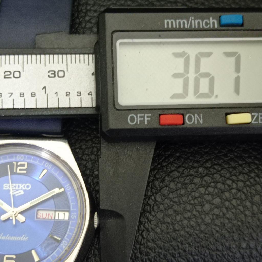 VINTAGE SEIKO 5 AUTOMATIC 6309A JAPAN MENS BLUE COLOR DIAL WATCH a701482-5 R206b-a701482