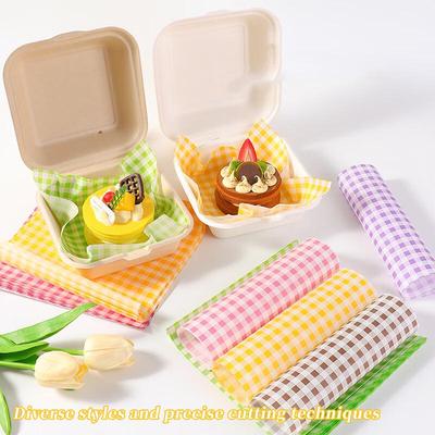 Disposable Oil-Proof Paper Liners for Hamburger Boxes