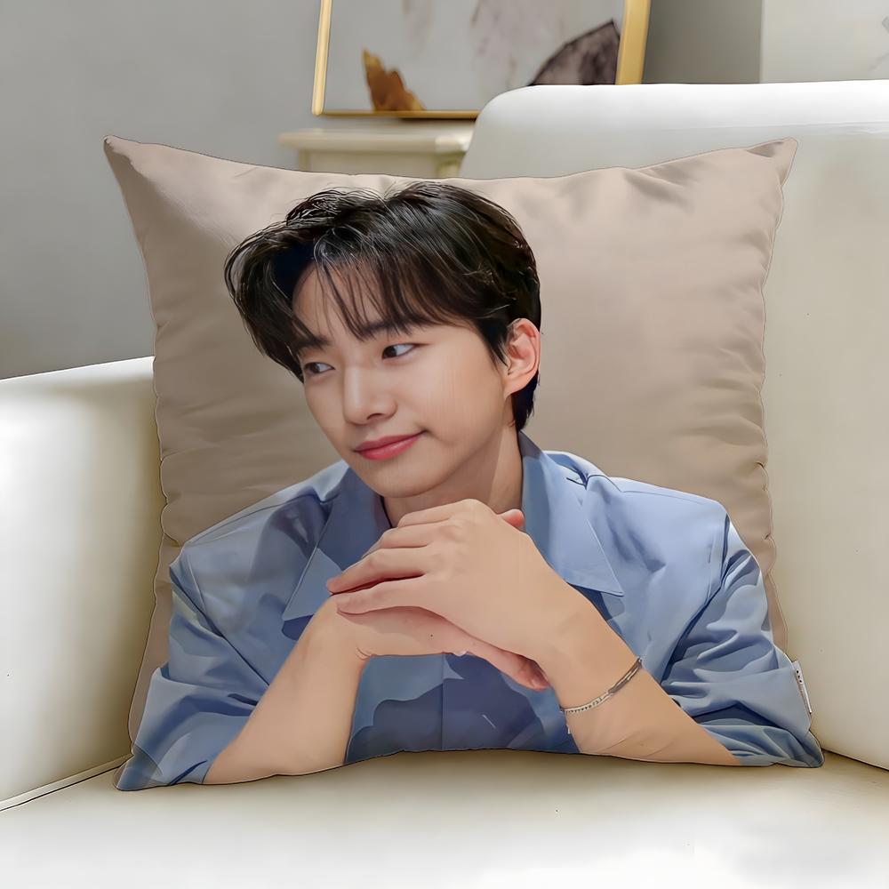 popular actor Lee Junho Cushion Cover Soft  EasyWash Pillow Case  Versatile for Couch Bed Travel and Office