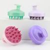 Silicone Shampoo Scalp Hair Massager Head Body Scalp Massage Brush Scalp Massage Brush Comb Magic Handle Brush Spa Massage Brush