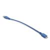 USBA to MicroB Cable USB3.0 External Hard Drive 5Gbps Transmission Adapter Cord Blue(0.3 Meter )