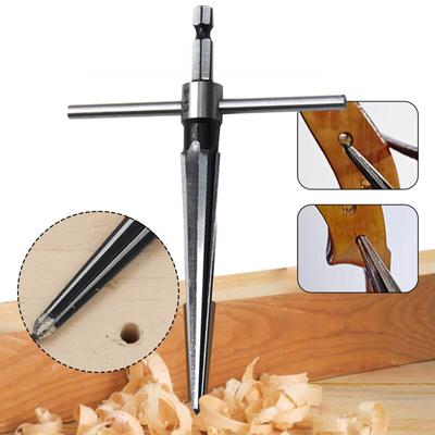 Stolarstwo Stożkowy rozwiertak 3-13/5-16/5-22mm Płyta drewniana Wiertarka elektryczna Rozwiercanie otworów Fazowanie i gratowanie Sześciokątny uchwyt Zestaw narzędzi