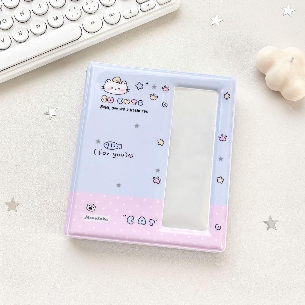 INS Držák na fotokarty s puntíky Kreslená série 60 kapes Sběratelská kniha na karty idolů Velkokapacitní fotoalbum