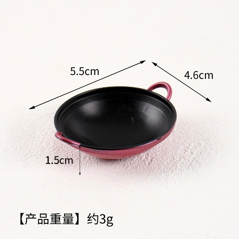 Mini Miniature Simulation Plate Small Bowl Tableware Diy Food Play Accessories Mini Container Play House Kitchen Toys