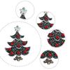 Crystal Christmas Tree Brooch Full Diamond Breastpin Christmas Gift Decoration for Women
