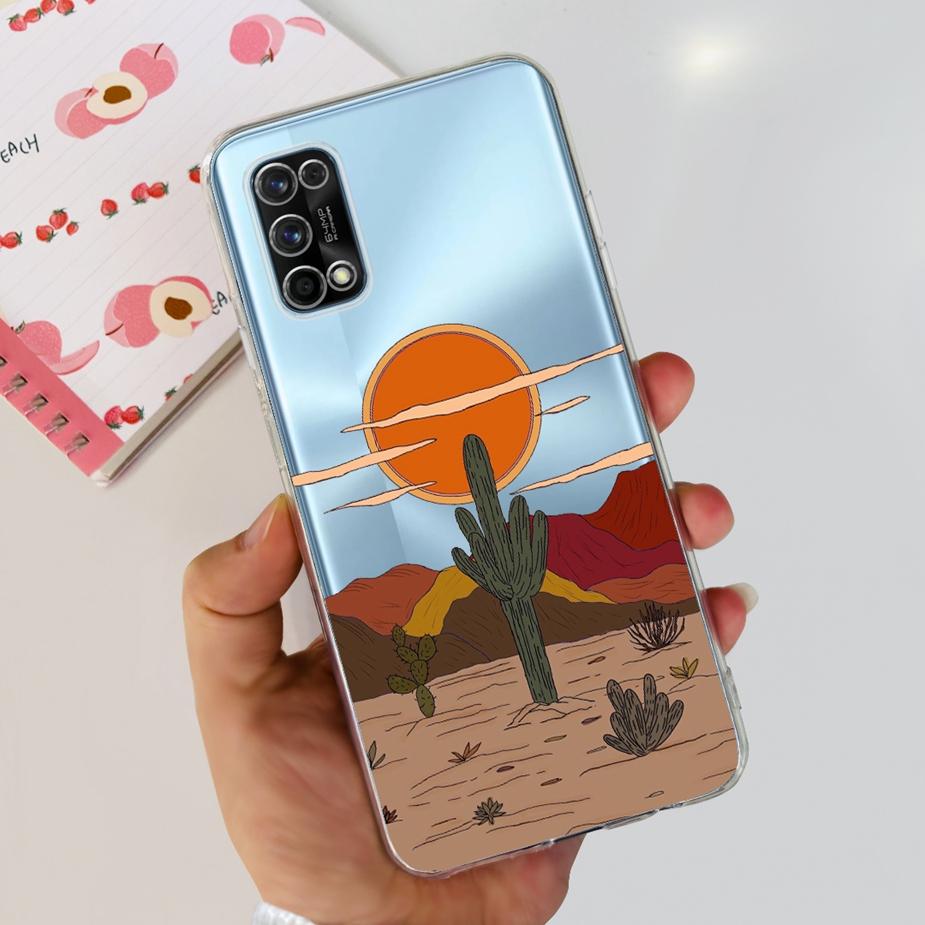 

For Realme 7 Pro Case Realme7 5G RMX2111 Stylish Painted Cover Soft Silicone Phone Case For Realme 7 5G Realme7 Pro Fundas Coque Realme 7 4G