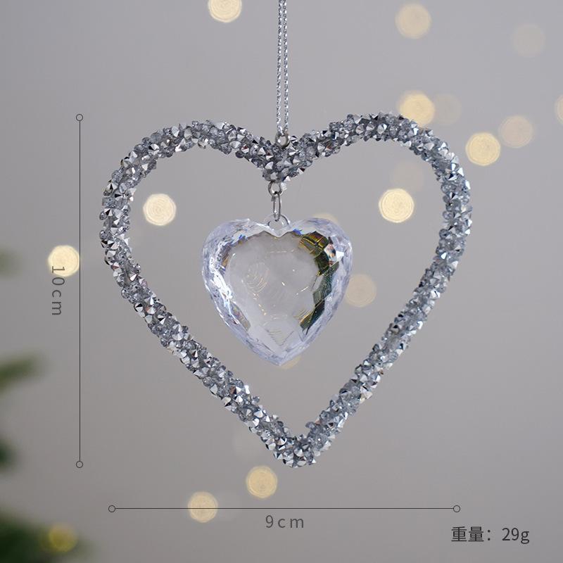 Christmas tree pendants, pendants, Christmas decorations in a festive atmosphere
