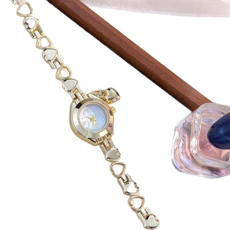Hollow Love Pendant Bracelet Quartz Watch Small Exquisite Smart Jewelry Watch