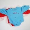 Autumn Baby Romper: Snap Crotch Triangle Onesie for Infants