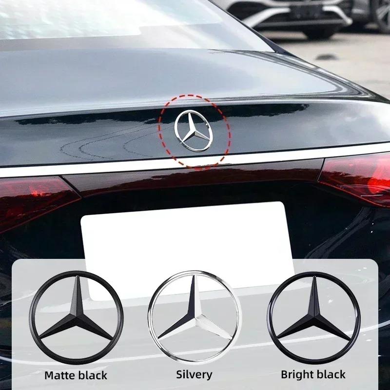 9cm ABS Car stickers Car Rear Decal Trunk Emblem Sticker For Mercedes Benz S320 W164 W203 W204 W168 C180 E320 A200 CLA CLK CLS BC1