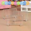 1:12 Dollhouse Simulation Metal Traffic Protective Fence Railing Dollhouse Mini Station Decoration Micro Scene Construction Prop