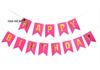 Happy Birthday Fishtail Pull Flag Banner for Children's Parties