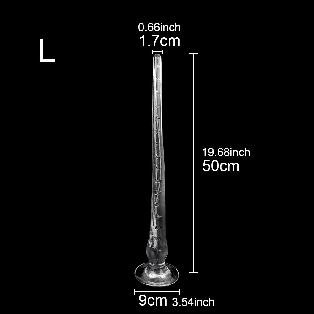Zabawki analne długie 30-60 cm dla kobiet wibrator waginalny korek do odbytu mężczyźni dilator odbytu sztuczny penis dildo zwierzęce masturbator dla kobiet bicze do seksu