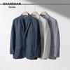 SHANSHAN Men's 100% Linen Lightweight Blazer